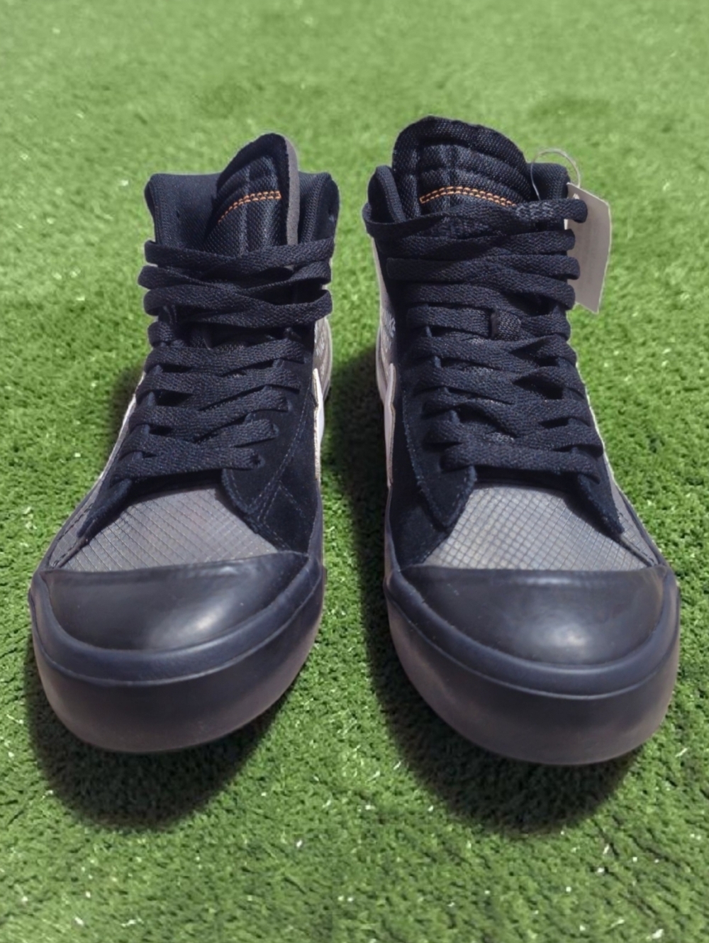 DS Nike Blazer Mid x Off-White 'Grim Reaper' - Size 9 - AA3832-001 - NO BOX - Picture 3 of 6